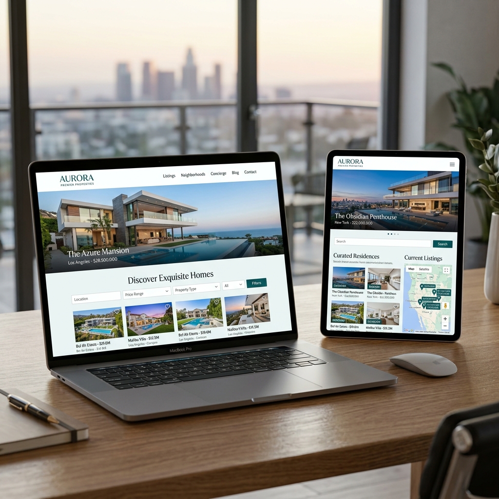 Website Bất Động Sản LuxProperty